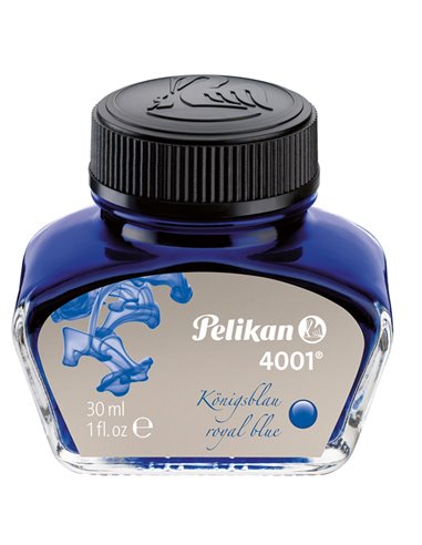 INCHIOSTRO STILOGRAFICO PELIKAN 4001 30ML BLU ROYAL 100401543 PELIKAN INCHIOSTRO-CARTUCCE-CANCELLATORI