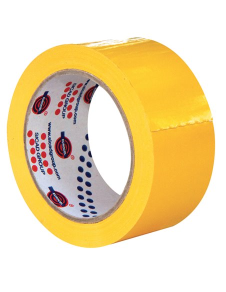 Nastro adesivo 50mm x 66m Giallo PVC 350 Eurocell 000701366 EUROCEL NASTRO PER IMBALLO-TENDINASTRO