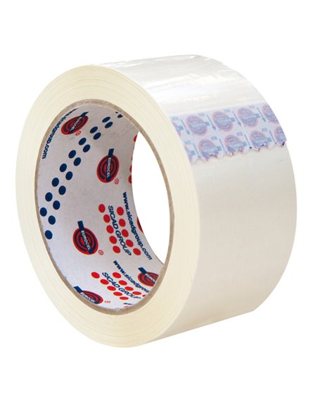 Nastro adesivo 50mm x 66m Bianco PVC 330 Eurocel 000311366