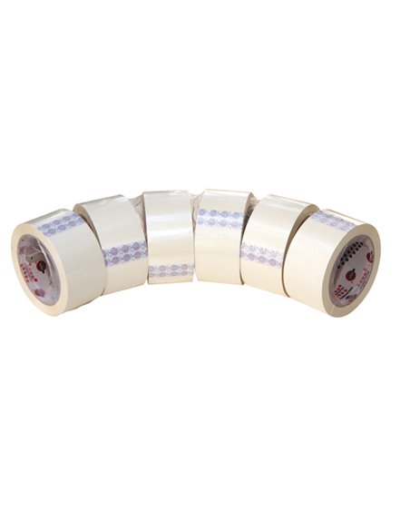 Nastro adesivo 50mm x 66m Bianco PVC 330 Eurocel 000311366