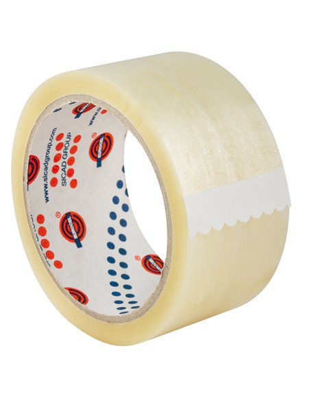 Nastro adesivo 50mm x 66m Trasparente PVC 330 Eurocel 000112366 EUROCEL NASTRO PER IMBALLO-TENDINASTRO