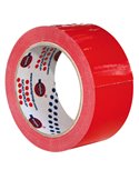 Nastro adesivo 50mm x 66m Rosso PVC 350 Eurocell 000401366