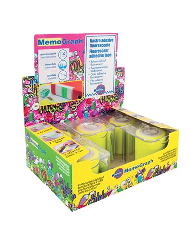 NASTRO ADESIVO MEMOGRAPH C/DISPENSER 50MMX10MT GIALLO 021500632 EUROCEL NASTRI ADESIVI SPECIALI (CARTA-TELATO-ECC.)