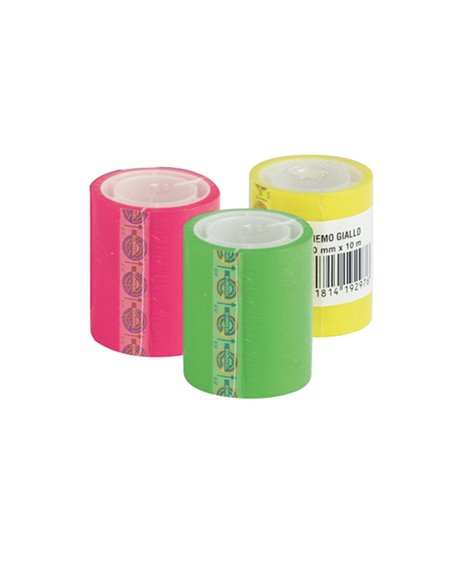 NASTRO ADESIVO MEMOGRAPH RICARICA 50MMX10MT GIALLO 021500652