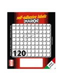 Etichetta adesiva bianca tonda Ø10mm (10fogli x 120etichette) Markin 10004