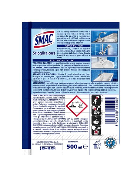 SMAC SCIOGLICALCARE GEL 500ML M77974