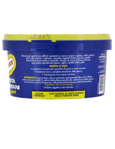 CYCLON PASTA LIMONE 500g D6017 CYCLON SAPONI E PASTE LAVAMANI
