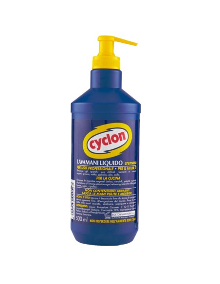 CYCLON LAVAMANI LIQUIDO 500ML M76508 CYCLON SAPONI E PASTE LAVAMANI