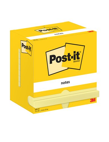 BLOCCO 100fg Post-it® Giallo Canary™ 76x127mm 655 7100290165