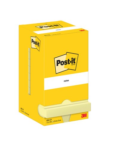 BLOCCO 100fg Post-it® Giallo Canary™ 76x76mm 654 7100290160