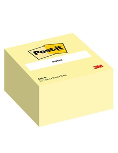 BLOCCO CUBO 450fg Post-it® Giallo Canary™ 76x76mm 636-B 7100172238