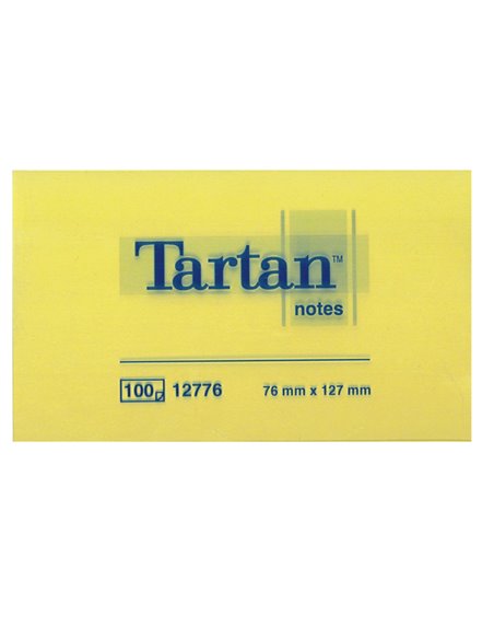 BLOCCO TARTAN (TM) 12776 GIALLO 76X127MM 100FG 63GR 7100296678