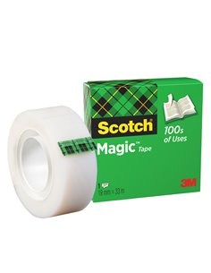 Nastro adesivo Scotch® Magic™ 810-1933 19mmx33mt invisibile permanente 7100024666