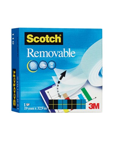 NASTRO ADESIVO Scotch® Magic™ 811-1933 INVISIBILE RIMOVIBILE 19MMX33MT 7000029163