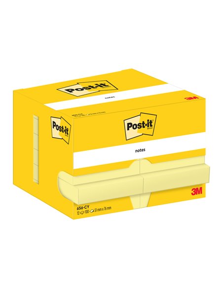 BLOCCO 100fg Post-it® Giallo Canary™ 76x51mm 656 7100290170