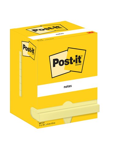 BLOCCO 100fg Post-it® Giallo Canary™ 76x102mm 657 7100290168