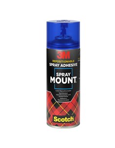 ADESIVO SPRAY 3M MOUNT RIPOSIZIONABILE - TRASPARENTE 400ML 7100296969