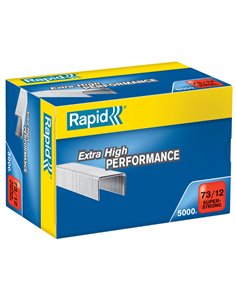 Scatola 5000 punti SUPER STRONG RAPID 73/12 24890800 RAPID PUNTI CUCITRICI