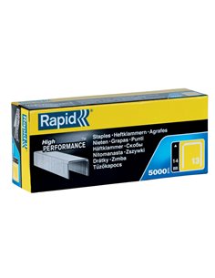 SCATOLA 5000 PUNTI RAPID 13/14 GALVANIZZATI 11850500 RAPID PUNTI CUCITRICI