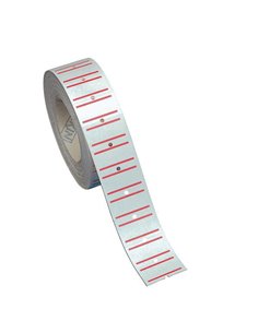 Rotolo 1000 etichette 21x12mm bianche permanenti rigate x TOWA GS-GM-MOTEX 5500 X350GSPER MOTEX PREZZATRICI-CONSUMABILI