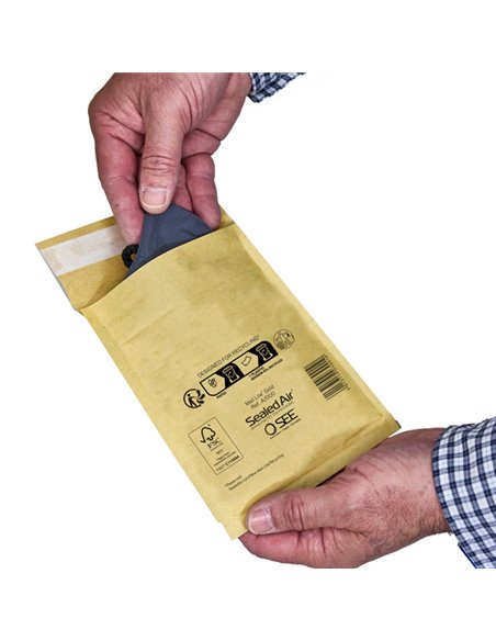 10 Buste imbottite GOLD E 22X26cm UTILE avana MAIL LITE® SEALED AIR® 103041282 SEALED AIR BUSTE IMBOTTITE