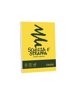 Blocco SCHIZZASTRAPPA 150fg 50gr A5 150x210mm FAVINI A200705 FAVINI BLOCCHI NOTE PM 2