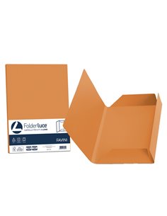 25 cartelline 3 lembi LUCE 200gr 24,5x34,5cm arancio FAVINI A50E434 FAVINI CARTELLINE A TRE LEMBI