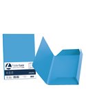 25 cartelline 3 lembi LUCE 200gr 24,5x34,5cm azzurro FAVINI A50G434