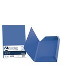 25 cartelline 3 lembi LUCE 200gr 24,5x34,5cm blu prussia FAVINI A50K434
