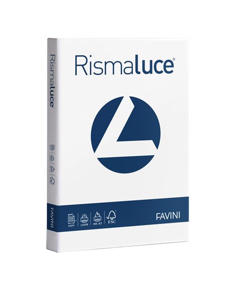 CARTA RISMALUCE 200GR A4 125FG BIANCA FAVINI A670104