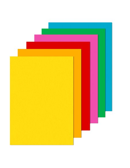 Carta RISMALUCE 140gr A4 200fg mix 6 colori FAVINI A65X214 FAVINI COLORATA