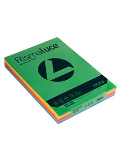 Carta RISMALUCE 140gr A3 200fg mix 6 colori FAVINI A65X213 FAVINI COLORATA