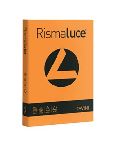 Carta RISMALUCE 140gr A4 200fg arancio 56 FAVINI A65E204 FAVINI COLORATA