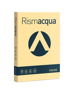 Carta RISMACQUA 140gr A4 200fg camoscio 02 FAVINI A65R204 FAVINI COLORATA