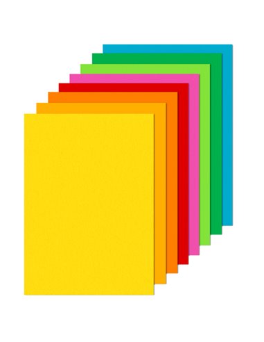 Carta RISMALUCE 200gr A4 125fg mix 8 colori FAVINI A67X114 FAVINI COLORATA