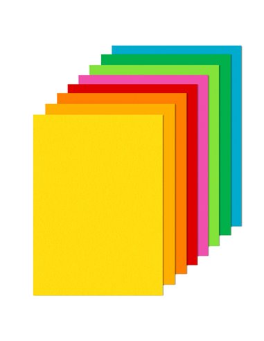 Carta RISMALUCE 200gr A3 125fg mix 8 colori FAVINI A67X113 FAVINI COLORATA
