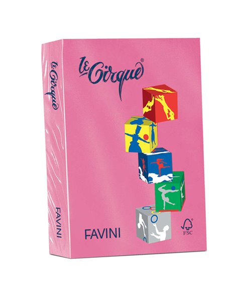 Carta LECIRQUE A4 80gr 500fg ciclamino 206 FAVINI A71F504
