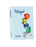 Carta LECIRQUE A4 160gr 250fg celeste pastello 101 FAVINI A74T304