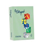 Carta LECIRQUE A4 160gr 250fg verde pastello 107 FAVINI A74P304