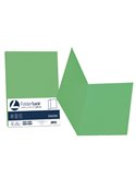 50 cartelline semplici LUCE 200gr 25x34cm verde FAVINI A50D664