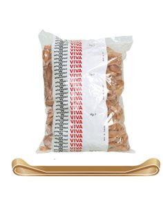 ELASTICO FETTUCCIA CAUCCIU' (PARA) Ø 100 MM8 1KG G8X100 VIVA ELASTICI