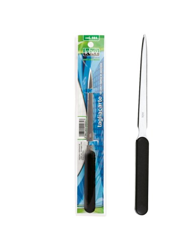 TAGLIACARTE ACCIAIO 19CM IMPUGNATURA IN ABS ART.084 084 LEBEZ ACCESSORI PER PACCHI E BUSTE