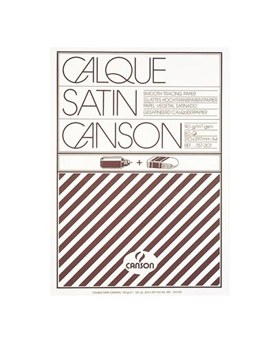 BLOCCO CARTA LUCIDA MANUALE A4 50FG 90GR CANSON C200757201 CANSON CARTA DISEGNO TECNICO