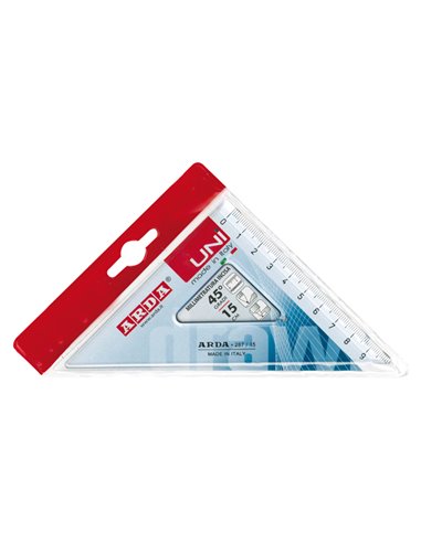 SQUADRA UNI ARDA 45° 15CM 28715SS