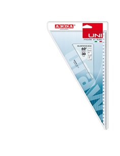 SQUADRA UNI ARDA 60° 30 CM 28830SS ARDA SQUADRE
