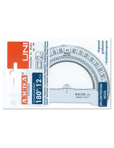 GONIOMETRO UNI ARDA 180° 12CM 284SS