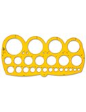 MASCHERA ARDA CERCHI C/SMUSSO 1/55MM 7126