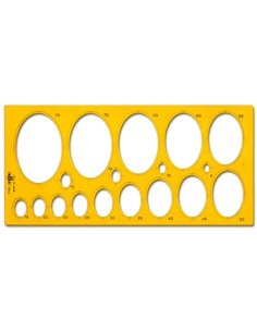 MASCHERA ARDA ELLISSI DA 8 A 75MM 7135 ARDA MASCHERE-NORMOGRAFI