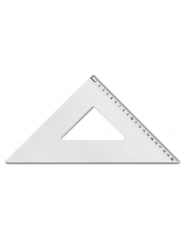 SQUADRA PROFIL ALLUMINIO 45° 30CM ARDA 18032 ARDA SQUADRE