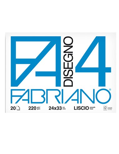 ALBUM FABRIANO4 (24X33CM) 220GR 20FG LISCIO 05200597